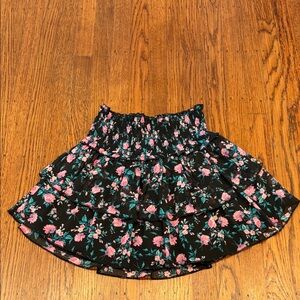 Katie J NYC Chelsea Tiered Floral Skirt Smocked Waist Girls Tween Medium (10)